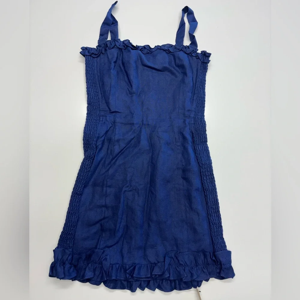 Reformationn Navy Blue Mini Dress size 4 - Picture 2 of 7